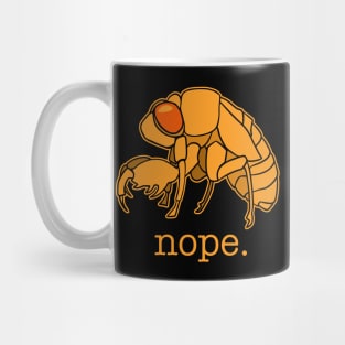 Cicada Nymph Nope Mug